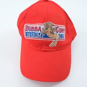 Vintage Bubba Gump Shrimp Forest Gump Movie Promo Red Snapback Hat